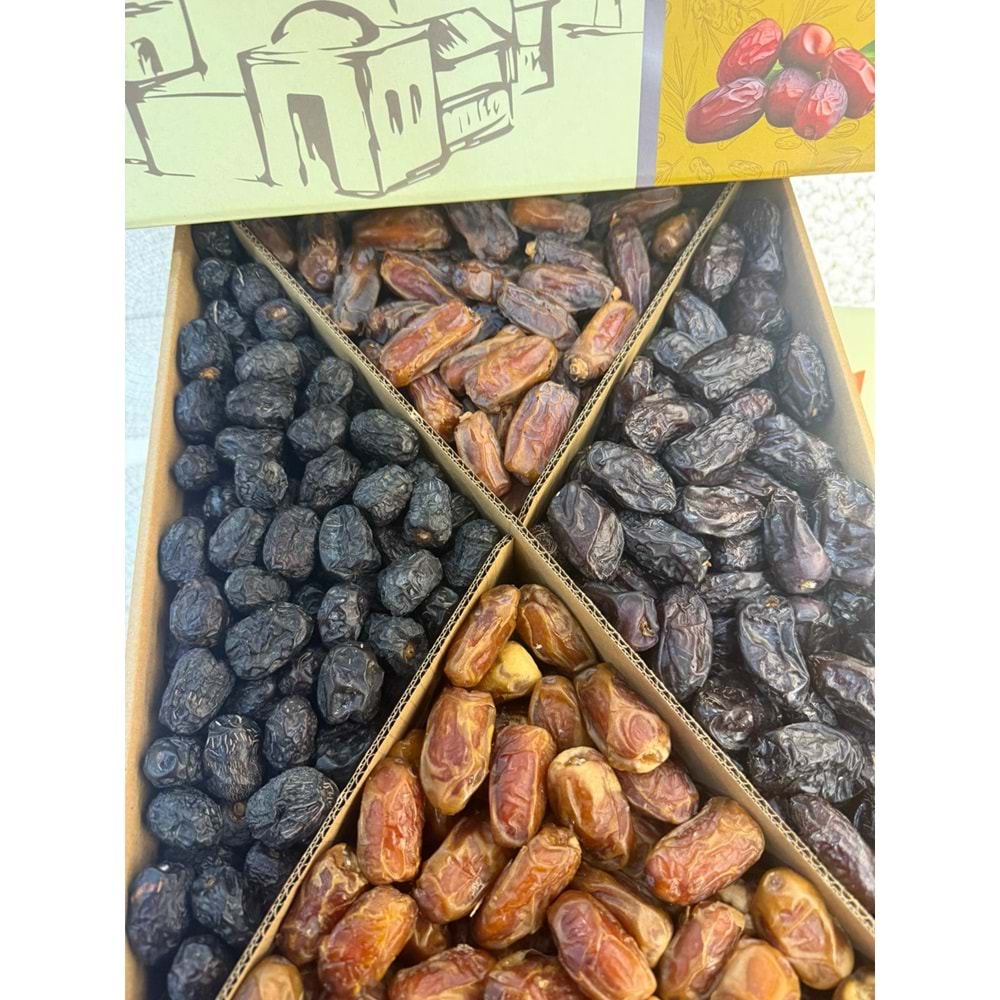 MEDİNE 4 LÜ MİX HURMA 5 KG